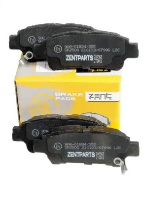 колодки дисковые задние! Toyota Previa/Avensis Verso 2.4i/2.0i/2.0D4-D 00> Z07362 ZENTPARTS