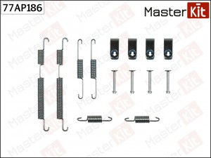 Комплект установочный тормозных колодок задн HYUNDAI Accent III  05- MasterKit 7 77AP186 MASTER KIT