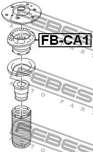 Подшипник опоры амортизатора FB-CA1 FB-CA1 FEBEST