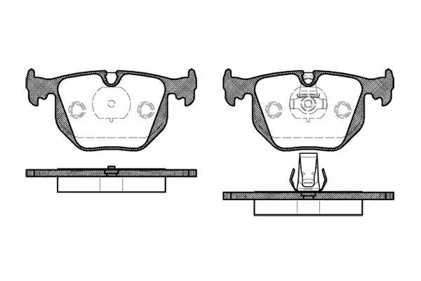 381 20 392 020B-SX !колодки дисковые з.\ BMW E38 2.8/4.0/5.0/2.5TDs/3.0D 95-01/E 0381.20 REMSA