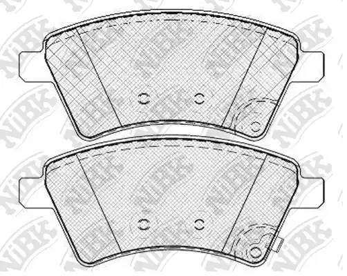 Колодки тормозные SUZUKI SX4 06- (Венгерская сборка) передние PN9803 PN9803 NIBK