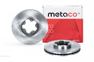 Диск тормозной передний вентилируемый 3050182 METACO