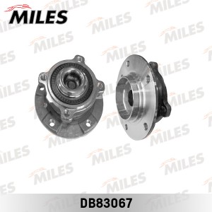 Ступица колеса передняя с подшипником BMW 5 E60/E61/6 E63/E64 04- (SKF VKBA3670) DB83067 MILES