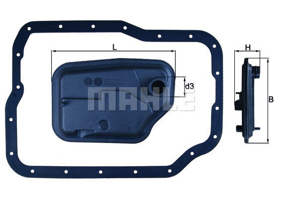 FORD FOCUS С ПРОКЛАДКОЙ HX149D MAHLE KNECHT