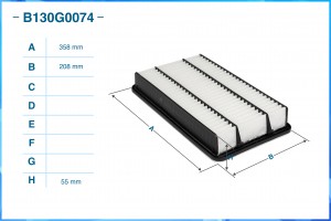 Фильтр воздушный B130G0074 B130G0074 CWORKS
