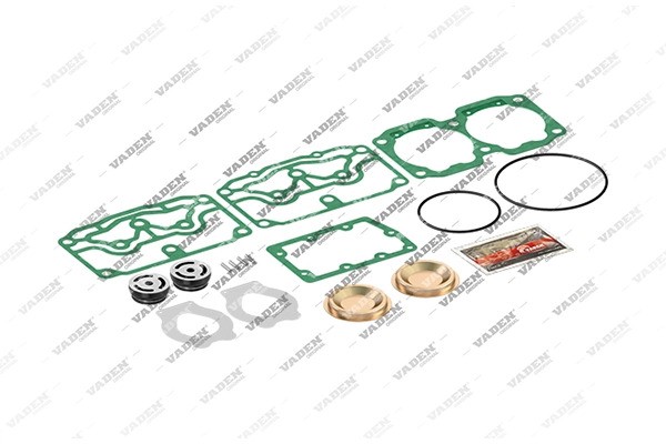 Р/к компрессора [прокладки+клапан+заклушки+смазка] 1600050500 VADEN