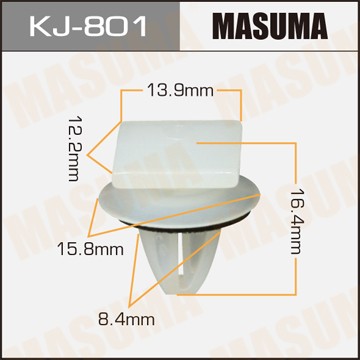 Пистон обивки универсальный MASUMA KJ801 MASUMA