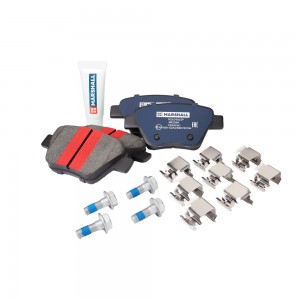 Торм. колодки дисковые задн. PLUS Audi A3 (8P) 10-, Skoda Octavia II (A5) 04-, V M2624563P MARSHALL