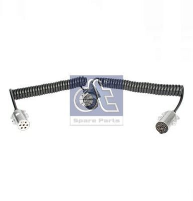 Кабель электрический прицепа N-type+S-type 7/6+1-полюсный сдвоенный L=3500мм мет 5.77044 DIESEL TECHNIC