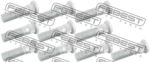 Шпилька колесная MAZDA 3 BK (2003-2006) 0584-001-PCS10 0584-001-PCS10 FEBEST