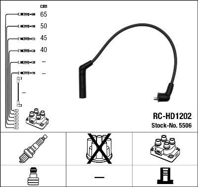 Провода высоковольтные RCHD1202 5506 NGK