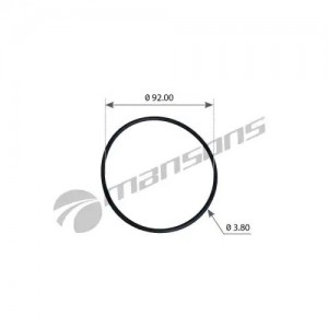Кольцо уплотнительное крышки ступицы SAF SKRB9019/9022, 4X92 600.512 MANSONS