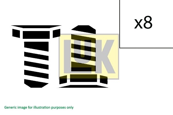 Болт CITROEN C4 маховика комплект LUK 411015910 LUK