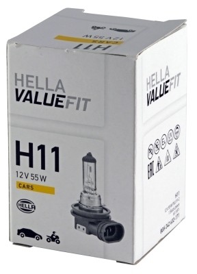 лампа! накаливания VALUEFIT, H11 12V 55W PGJ 192 8GH242632-171 HELLA