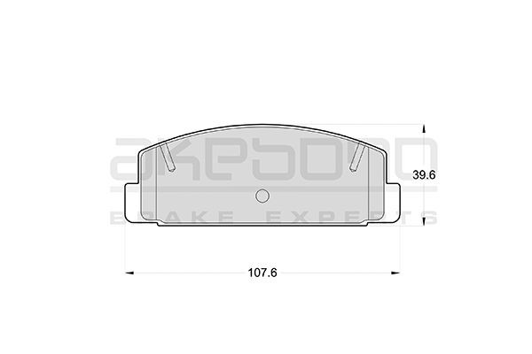 Колодки тормозные дисковые задние ПОДХОДЯТ ДЛЯ MAZDA 6 (GG, GH) AN-219K AN219K AKEBONO