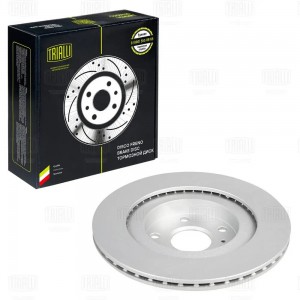 Диск торм. Chery Indis (10-) перед. d=287 (окраш.) (DF 051312)  2шт DF 051312 TRIALLI