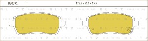 FORD FIESTA (2008>)/ MAZDA 2 (DE) (2007>) BB0391 BLITZ