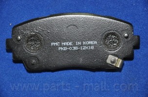 Колодки пер. KIA PICANTO 2011- PKB-038 PKB-038 PMC PARTS MALL