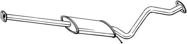 Резонатор HYUNDAI Getz BOSAL 285-357 BOSAL