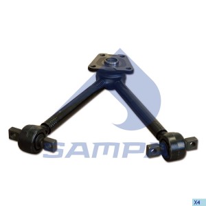 Штанга реактивная DAF V-образная (L=608x152x23) SAMPA 095.270 SAMPA