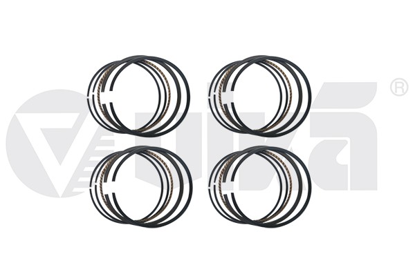 кольца поршневые! d81x1.2x1.5x2 STD (4)\ VW Golf 1.6 AEK 11981636101 VIKA