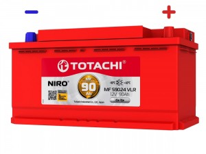 АКБ TOTACHI NIRO MF 59024 VLR 90а/ч поляр. обратная 0 (JIS L) 90290 90290 90290 TOTACHI