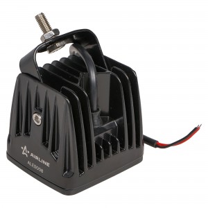 Фара светодиодная квадратная, 4 LED линза 4D, 12W (82х75х75) 12/24V (ALED008) ALED008 AIRLINE