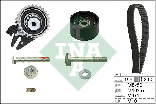Комплект ГРМ FIAT DUCATO (250) 2.0D 6/11- 530056210 530 0562 10 INA