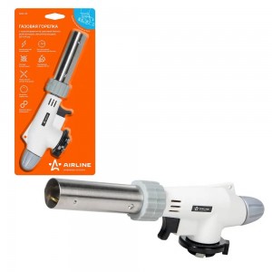 ГАЗОВАЯ ГОРЕЛКА С ПЬЕЗОПОДЖИГОМ НА ЦАНГОВЫЙ БАЛЛОН AGT-03 AIRLINE