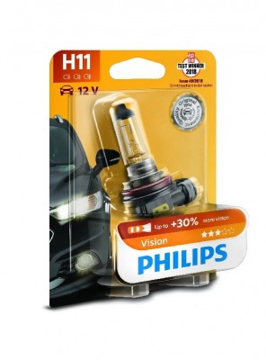 H11 12V-55W +30% +30%, PGJ19-2 12362PRB1 PHILIPS
