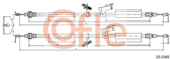 FORD FOCUS II (2005-2008) дисковый тормоз 92105368 COFLE