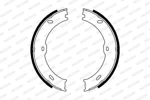 FSB4001 колодки барабанные ручника ! \ MB Sprinter (906) 3-t/3,5-t/5-t 06> FSB4001 FERODO