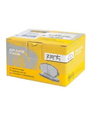 колодки дисковые задние! Toyota Auris all 07> Z07282 ZENTPARTS