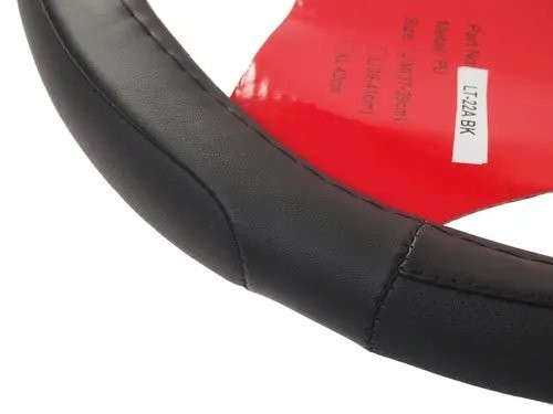 Оплетка руля (M) 37-39см черная кожа MISTAR MISLT22ABKM MISTAR