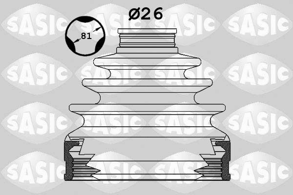 Пыльник ШРУСа 1900032 1900032 SASIC