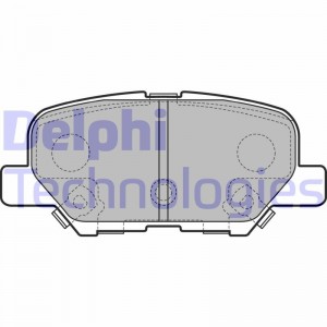 LP2501 колодки диск. задн.! с антискр. пластинами\ Mazda 6, Mitsubishi Outlander LP2501 DELPHI