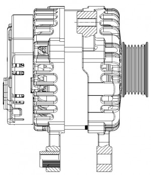 Генератор для а/м Geely Emgrand (21-) 1.5i 110A (LG 2728) LG 2728 START VOLT