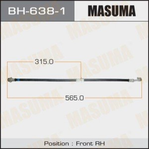 шланг тормозной задний! правый\ Nissan Teana BH-638-1 MASUMA