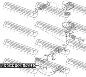 Кольцо уплотнительное VW AUDI SKODA FEBEST RINGAH-029-PCS10 FEBEST
