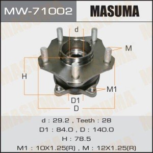 ступица в сб.! перед.\ Suzuki Escudo/Grand Vitara 05> MW-71002 MASUMA