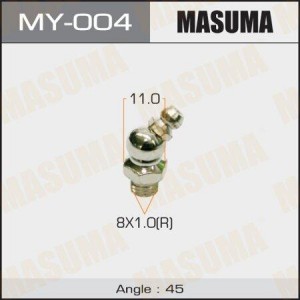 Масленка угловая 45 градусов М8х1 MASUMA MY-004 MASUMA