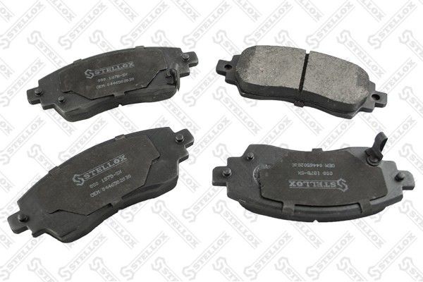 колодки дисковые перед.! с антискрип. пл.\ Toyota Corolla 1.4/1.6/1.9D/2.0D 97-0 000-187B-SX STELLOX
