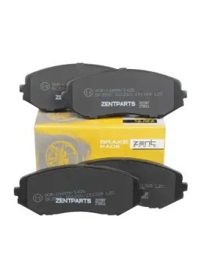 колодки дисковые передние!\ Suzuki Grand Vitara 1.6VVT/2.0i JLX/1.9DDiS/2.0DLXi  Z07287 ZENTPARTS