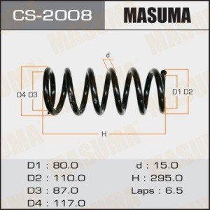 пружина задняя!\ Nissan Avenir/Prairie Liberty 98-04 CS-2008 MASUMA