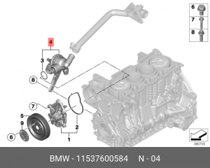 термостат!\ BMW 11 53 7 600 584 BMW