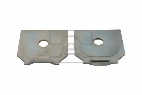 пластина крепления полурессоры! 121x125x5\ BPW AS290005 AVTOSHTAMP