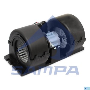 Мотор отопителя MAN TGA (04-) в сборе с корпусом SAMPA 023188 SAMPA