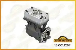 Компрессор воздушный 2 цил. Volvo 85000066, 20429343, 8113405, 3173001 Knorr LP4 160011267 SONDER