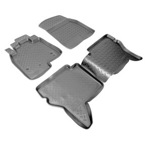 Коврик салона MITSUBISHI Pajero 4 (06-) полиуретан (4 предм.) NORPLAST NPL-PO-59-48 NORPLAST