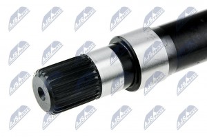 полуось правая! 34x444x25 с подшипником\ Opel Astra H-J/Vectra C/Zafira B/Signum NWPPL001 NTY